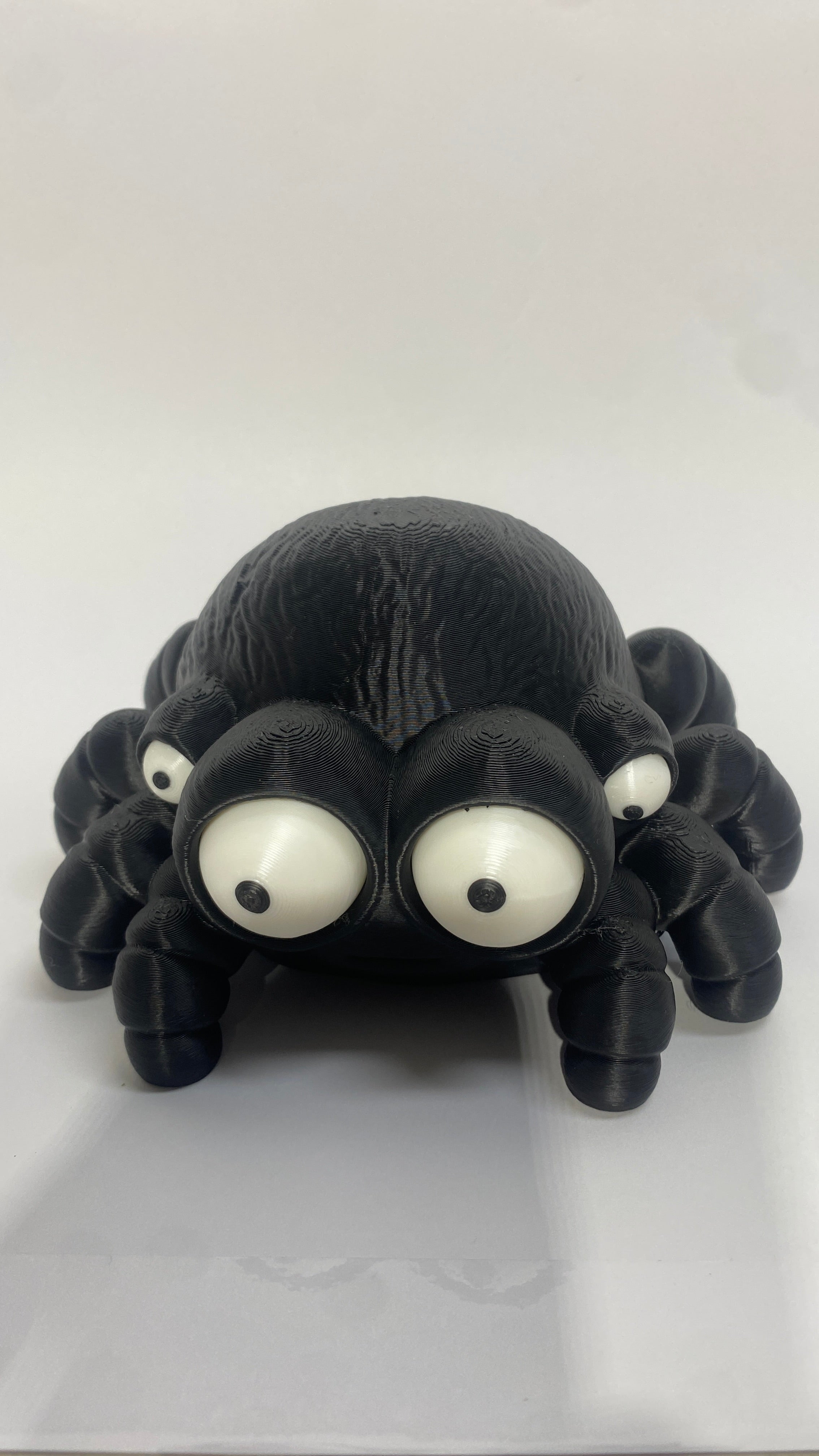 Googly-Eyed Spider – 3D Printed Funny Spider Figure 15cm wide