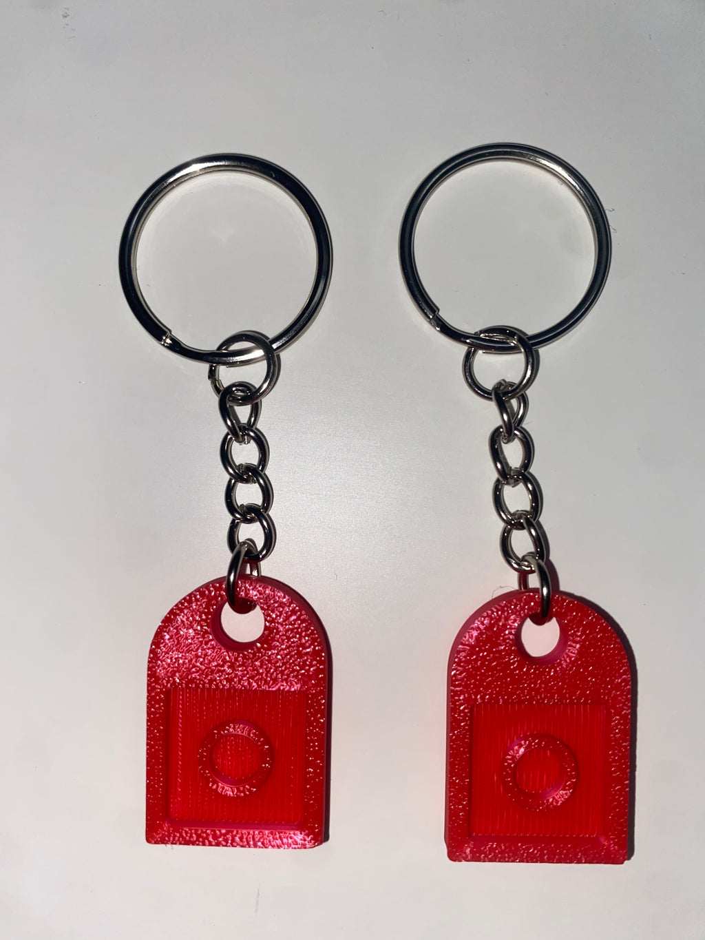 Heart Brick 2-Piece Connecting Keychain