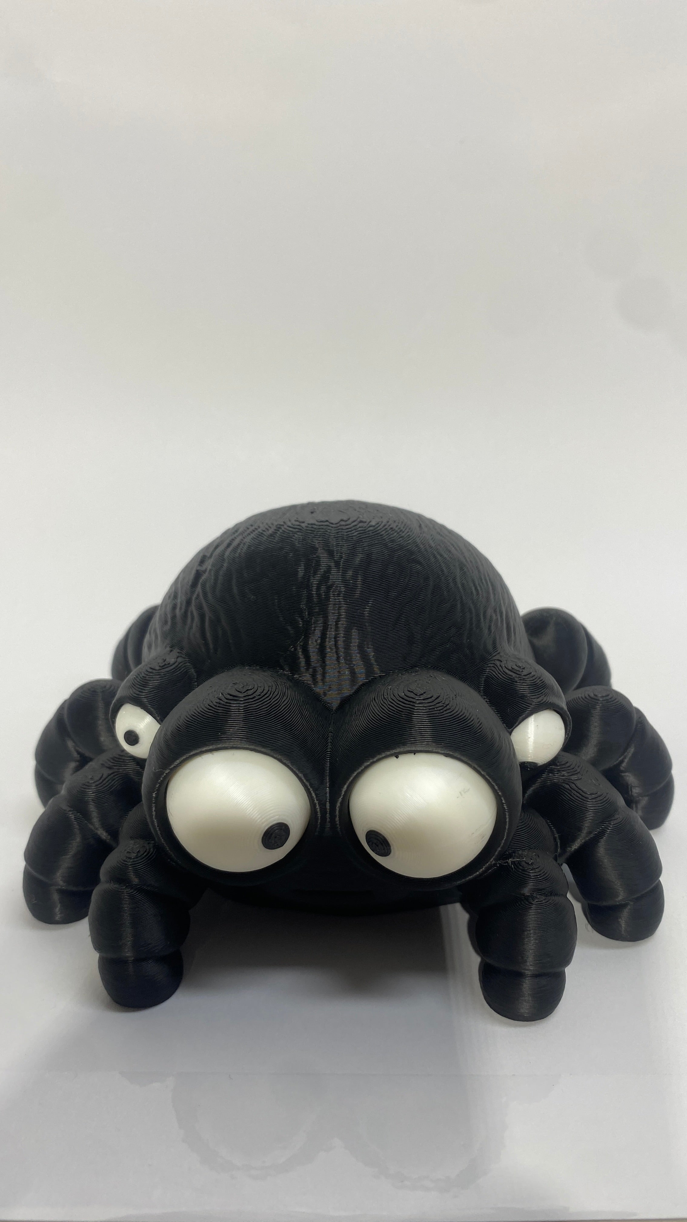 Googly-Eyed Spider – 3D Printed Funny Spider Figure 15cm wide